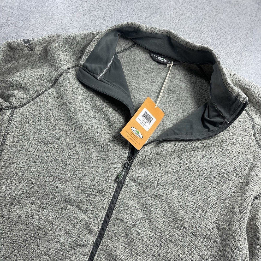 Arborwear MENS Staghorn Stone Gray 1/2 Zip Fleece Pullover Jacket SIZE 3XL NWT